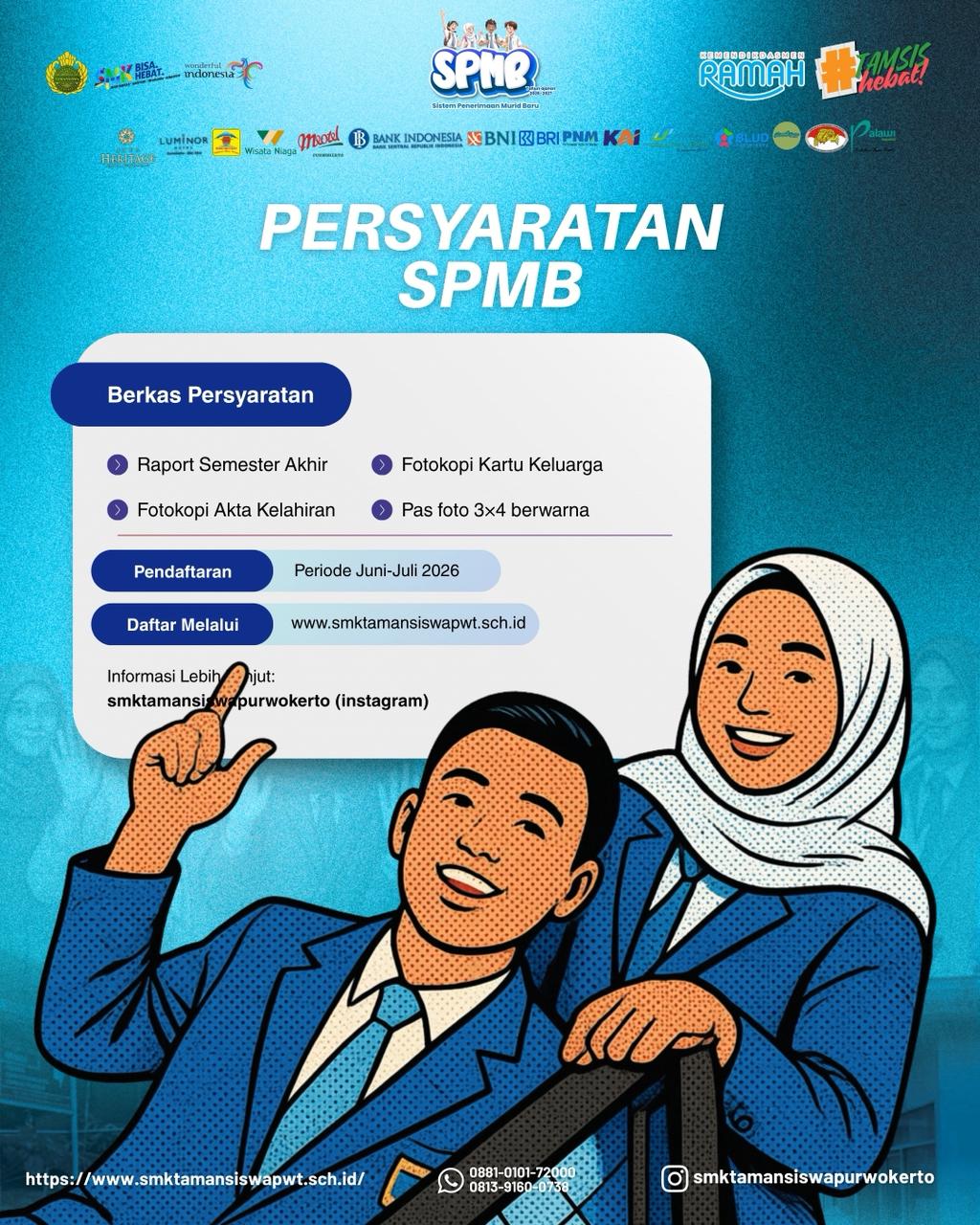 MAU DAFTAR KE SMK TAMANSISWA PURWOKERTO? YUK, SIAPIN BERKASNYA DARI SEKARANG!