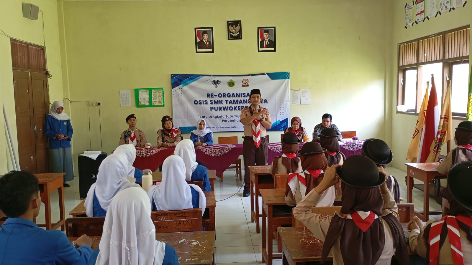 Reorganisasi OSIS dan Pramuka SMK Tamansiswa Purwokerto 2026 1